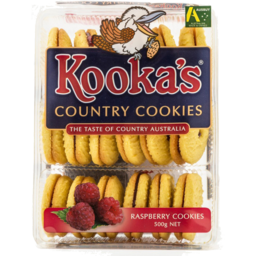 Photo of Kookas Country Cookies Raspberry 500g