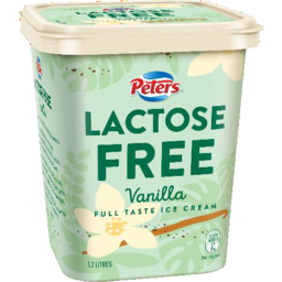 Photo of Peters Lactose Free Vanilla Ice Cream 1.2lt