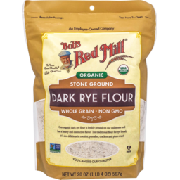 Photo of Bobs Red Mill Org Dark Rye Flour 567gm