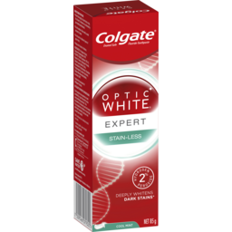 Photo of Colgate Optic White Expert Stain-Less Teeth Whitening Toothpaste, With 2% Hydrogen Peroxide