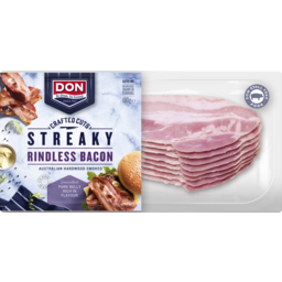 Photo of Don® Crafted Cuts Streaky Rindless Bacon 180g