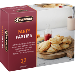 Photo of BALFOURS PASTIES PARTY 12PK 500GM
