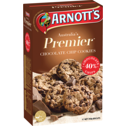Photo of Arnott's Premier Chocolate Chip Cookies 310g