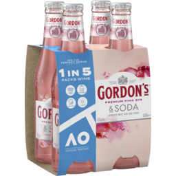 Photo of Gordon's Gordon’S Pink Gin & Soda 4.0x330ml