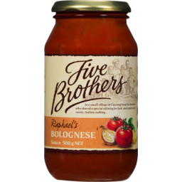 Photo of Five Brothers Bolognese Sauce 500g  