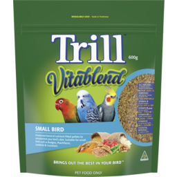 Photo of Trill Vitablend Small Bird Dry Bird Seed 600g Pouch 600g