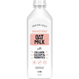 Photo of Inside Out Unsweetened Oat Milk With Collagen, Calcium & Prebiotics