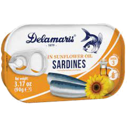 Photo of Delamaris Sardines In Sunflower Oil