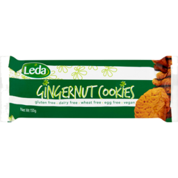 Photo of LEDA Gingernut Cookies Gf 155g