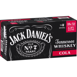 Photo of Jack Daniel's Jack Daniels & Cola 18 Pack 375ml 375ml