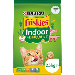 Photo of Purina Friskies Indoor Delights Dry Cat Food 2.5kg