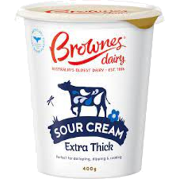 Photo of Brownes Sour Cream Full Fat 400gm