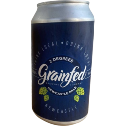 Photo of Grainfed 2 Degrees Hazy Pale Ale 375ml Can Ctn