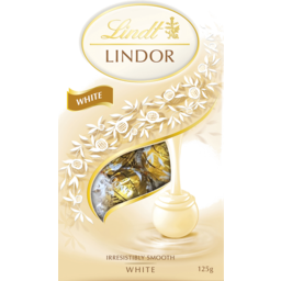 Photo of Lindt Lindor White Chocolate Bag 125g