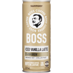 Photo of Suntory Boss Coffee Iced Vanilla Latte 237ml