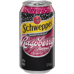 Photo of Schweppes Traditional Raspberry Soft Drink Can Single 375ml