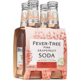 Photo of Fever-Tree Soda Pink Grapefruit 4 Pack x 200ml