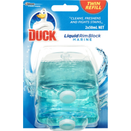 Photo of Duck Clean Aqua Burst In The Bowl Toilet Cleaner Refill 2x50ml