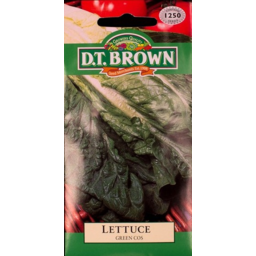 Photo of D.T.Brown Lettuce Green Cos Seeds