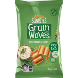 Photo of Sunbites Grainwaves Sour Cream & Chives 45g