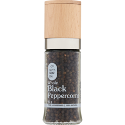 Photo of Earth Taste Life Whole Black Peppercorn With Grinder