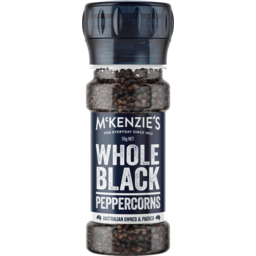 Photo of Mckenzies Whole Black Peppercorns Grinder