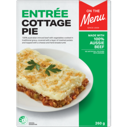 Photo of On The Menu Entree Cottage Pie