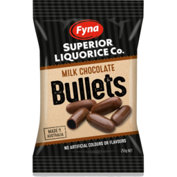 Photo of Fyna Milk Chocolate Licorice Bullet