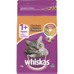 Photo of Whiskas 1+ Years Dry Cat Food Chicken & Rabbit