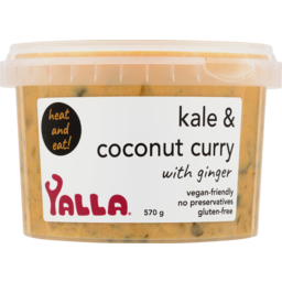 Photo of Yalla Meal Kale Coconut Curry 570g