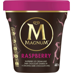 Photo of Magnum Tub Ice Cream Dark Chocolate Raspberry 440ml