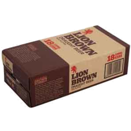 Photo of Lion Brown Cans 440ml 18 pack 