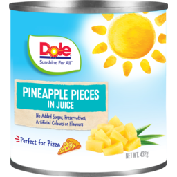 Photo of Dole Pineapple Pieces In Juice 432g