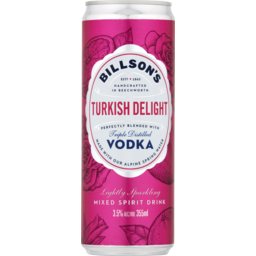 Photo of Billson's Turkish Delight Vodka Mix 355ml