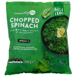 Photo of Community Co Chopped Spinach 250g