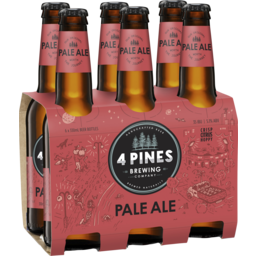 Photo of 4 Pines Pale Ale 6 Pack Bottles 6x330ml