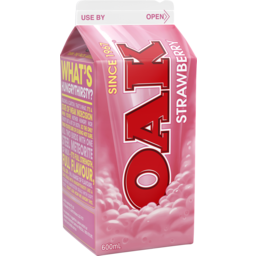 Photo of Oak Flavoured Milk Strawberry 600ml