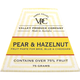 Photo of Valley Produce Co. Pear & Hazelnut Fruit Paste 75g