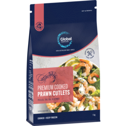 Photo of Global Seafoods Premium Cooked Prawn Cutlets 1kg