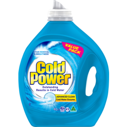 Photo of Cold Power Advanced Clean Cold Water Enzyme, Liquid Laundry Detergent, 4 Litres 4l