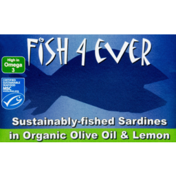 Photo of Fish 4 Ever Sardines in Lemon Oil 120g