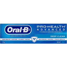 Photo of Oral B Pro Health Advance Deep Clean Mint Toothpaste