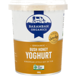 Photo of Barambah Bush Honey Organic Yoghurt 500gm