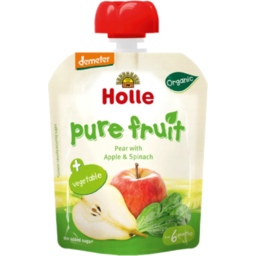 Photo of Holle Pouch Pear Apple & Spinach 90g