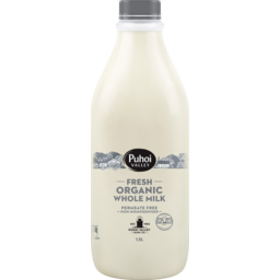 Photo of Puhoi Valley Organic Milk Non Homogenised 1.5L