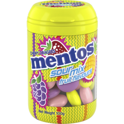 Photo of Mentos Sour Mix Candy Bottle 100g