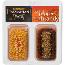 Photo of Premium Tasmanian Pate Twin Selection Cracked Pepper And Orange Brandy