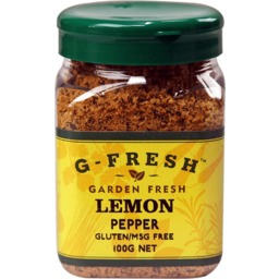 Photo of G Fresh Lemon Pepper 100g