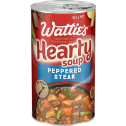 Photo of Wattie's Soup Hearty Peppered Steak 535g