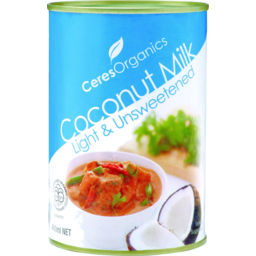 Photo of Ceres Organics Light & Unsweetened Coconut Milk